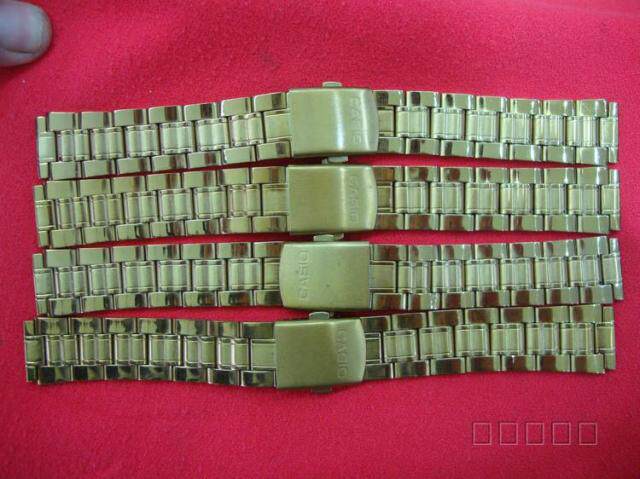 Watch accessories Strap Metal titanium plated alloy lock three reverse old strap Men's watch 18mm20mm new steel strap