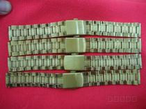 Watch accessories strap Metal titanium plated lock three reverse old strap Mens watch 18mm20mm new steel strap