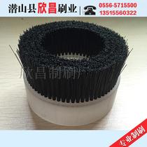 Customized round brush cleaning disc brush surface cleaning brush wheel plastic disc brush mechanical polishing industrial brush