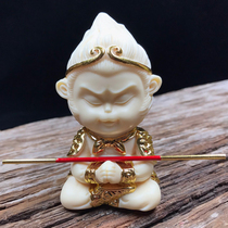 Ivory Fruit Qi Tiansheng Sun Wukong Supreme Treasure Fighting Buddha Girl Heart Small Objects Desktop Small Objects Student