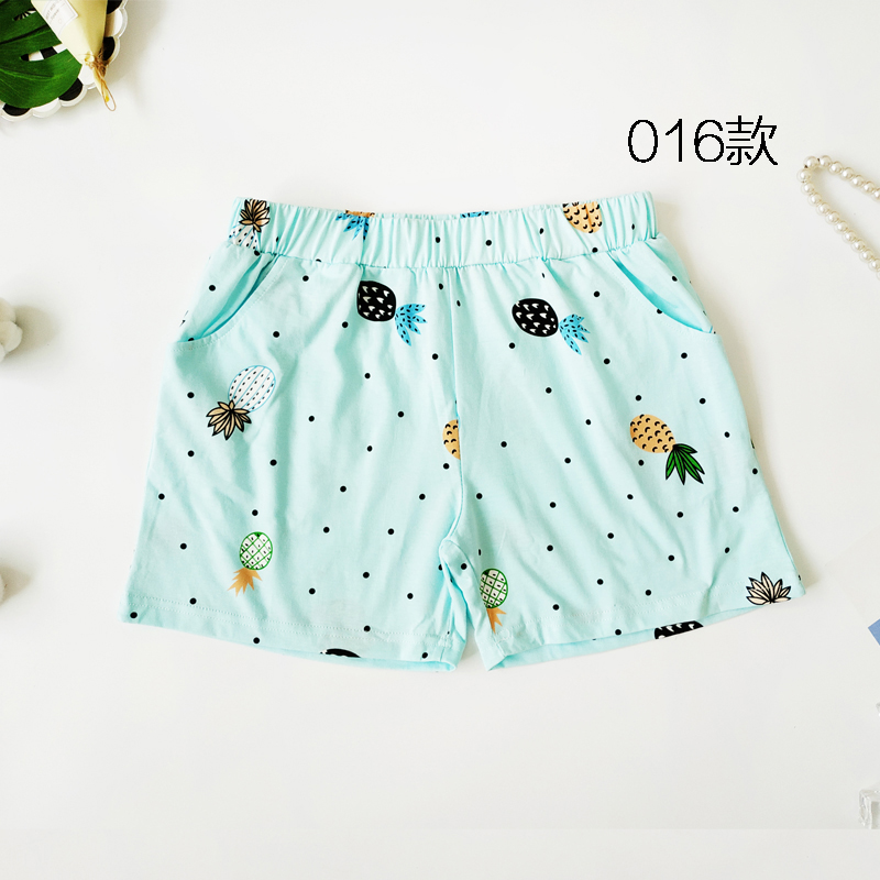 Quần short cotton nữ mùa hè quần âu quần nóng phim hoạt hình hoang dã phần mỏng thể thao quần ngủ quần mùa hè ngắn quần nhà sinh viên