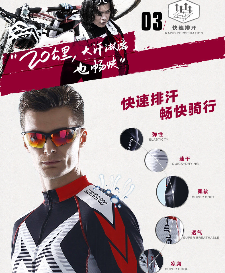 Tenue de cyclisme homme MYSENLAN - Ref 2223613 Image 18