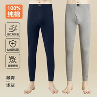 Светло-серый + темно-синий [недавно улучшенный комфортный стиль из чистого хлопка, антибактериальный уровень 7А]