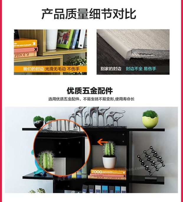 Bàn đơn giản giá kệ bàn học sinh nhỏ kệ sách bàn nhỏ kệ sách tổ chức lưu trữ sáng tạo - Kệ tủ kệ