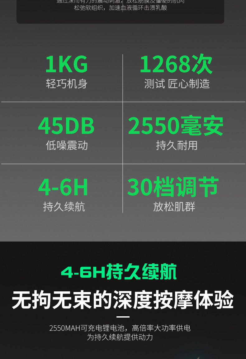 Массаж пушка mdhl麦迪哈雷筋膜枪深层肌肉放松器电动经膜仪按摩机迷你颈膜枪
