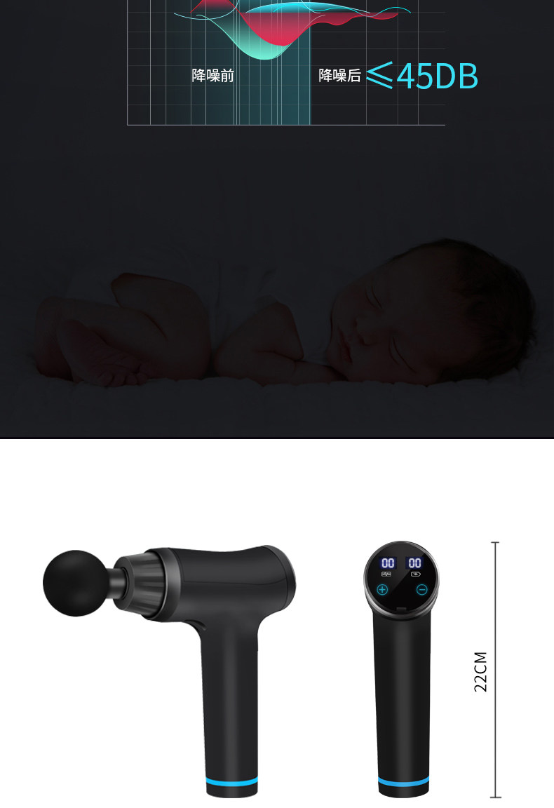 Массаж пушка mdhl麦迪哈雷筋膜枪深层肌肉放松器电动经膜仪按摩机迷你颈膜枪