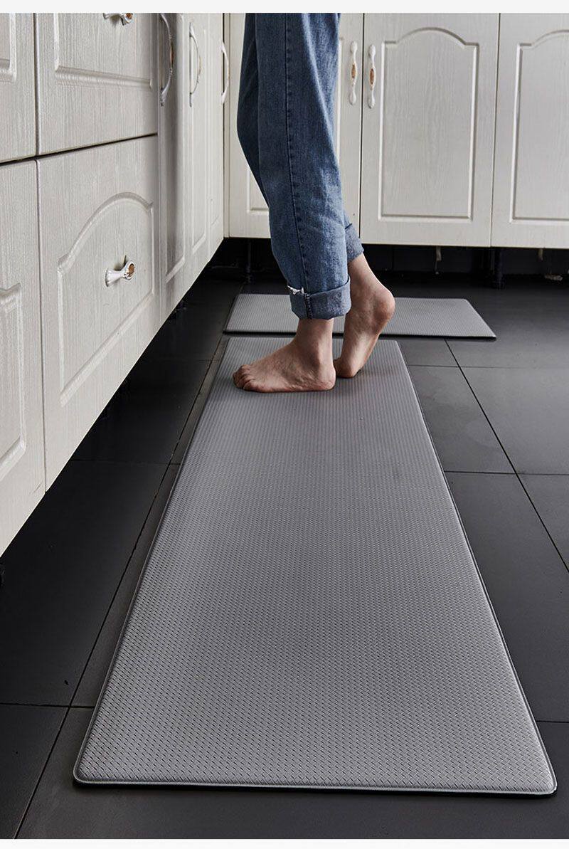 Коврик для ванной 1pcs pvc kitchen carpet waterproof oilproof pu leather kitc