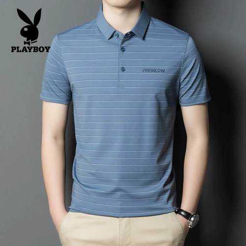 Playboy, футболка с коротким рукавом, шелковая рубашка, футболка polo, оверсайз