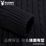 Playboy, зимний свитер, мужской трендовый трикотажный кардиган, увеличенная толщина, облегающий крой, оверсайз