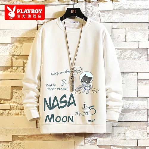 Playboy, Tide, шелковая футболка с коротким рукавом, свободный крой