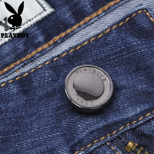 Playboy, джинсы, тонкие штаны для отдыха, свободный прямой крой