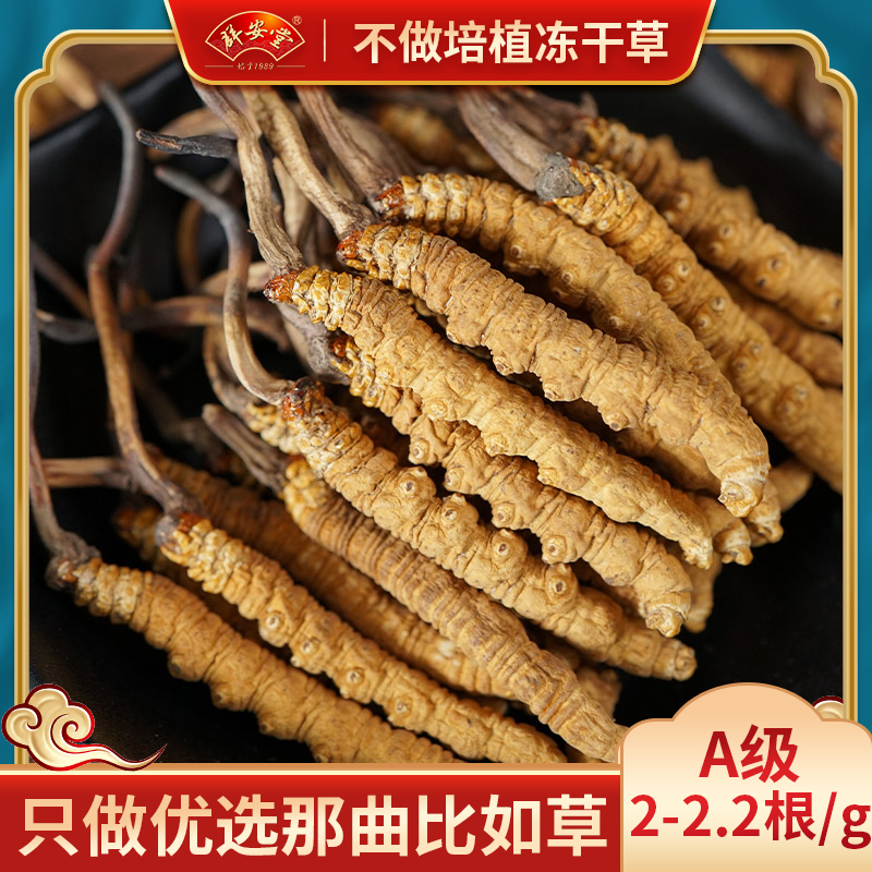 Group Antang A Class Tibetan Caterpillar Fungus Caterpillar Fungus aweto Authentic Winter Caterpillar Fungus Great Roots 2-2 2 grams