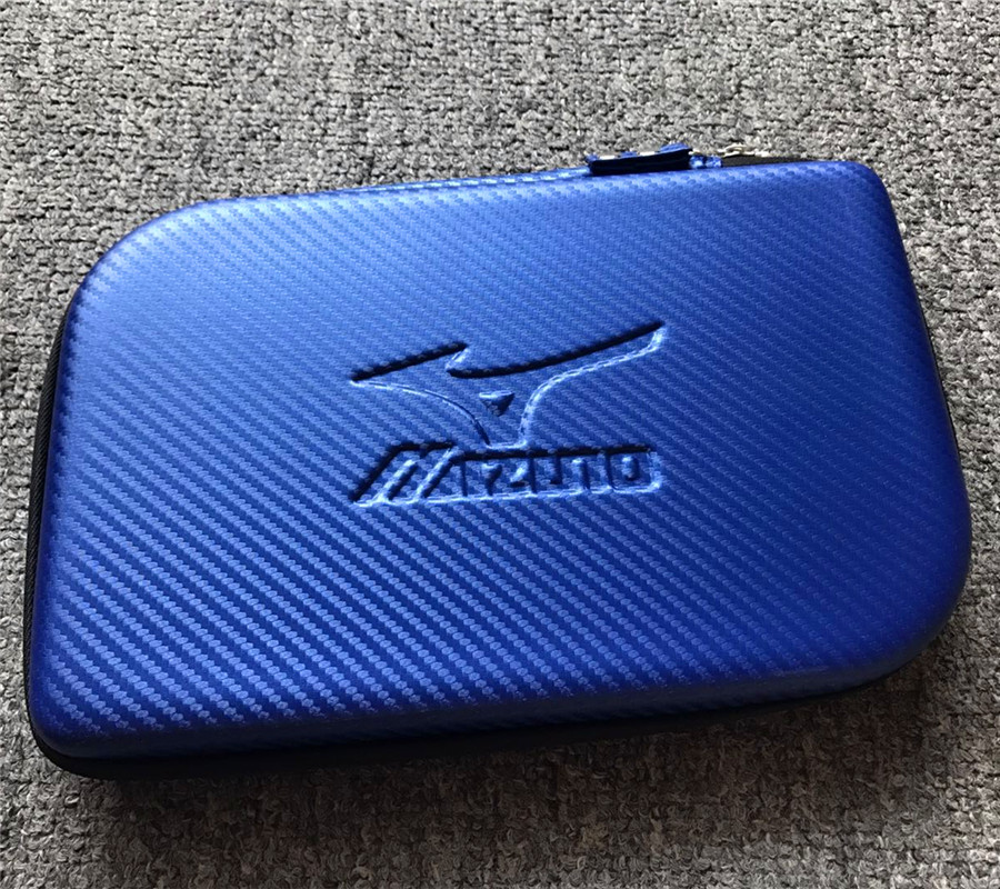 Mizuno table tennis racket set Hard square racket set High-grade table tennis racket bag can be installed with two racket protective cases