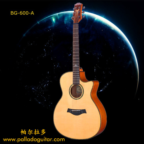 Parrado BG-600 Peach Blossom Core Veneer Acoustic Guitar 41 inch Beginner Beginner Beginner Introductory Guitar