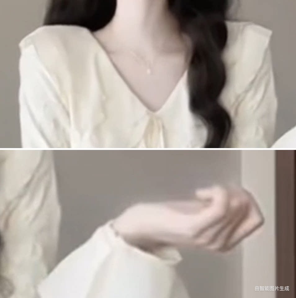 쉬 알고있다. 의미 프랑스식 V넥 레이스 긴팔 여성 드레스 가을 몸매 가꾸기 품격 인어 꼬리 스커트 롱 스커트 연례 회의 예복 상세 이미지 9