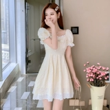 Летнее платье, летняя одежда, приталенный корсет, шифоновая мини-юбка, подходит для подростков, коллекция 2023, по фигуре