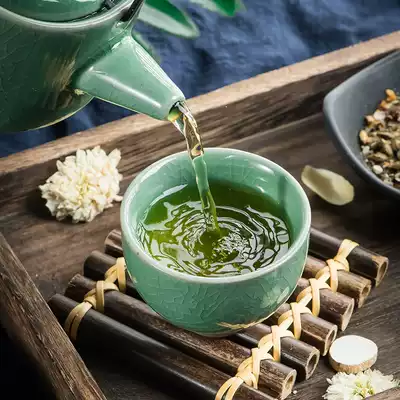 銀杏黃精茶特級白果鬆花粉黃金降茶銀杏葉茶中老年清血管銀杏茶