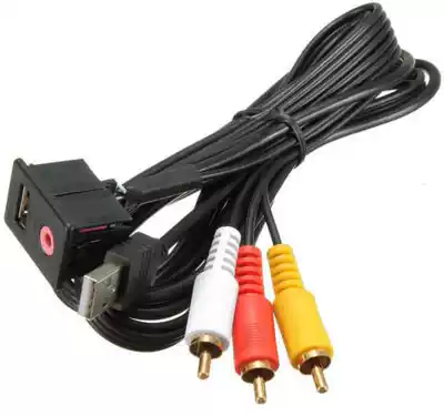 Car 3RCA AUX USB switch holder Car modification socket aux socket usb socket modification accessories