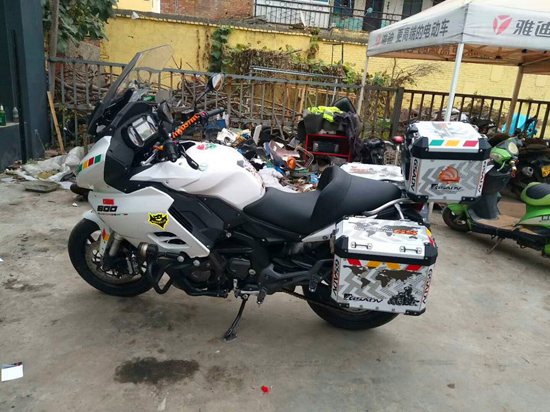 Adventure GSADV 2017 mới màu vàng tour 600 hợp kim nhôm bên hộp phía sau hộp phía sau hộp bên - Xe gắn máy phía sau hộp thùng sau xe máy giá rẻ