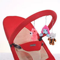 Красная игрушка с аксессуарами, качалка