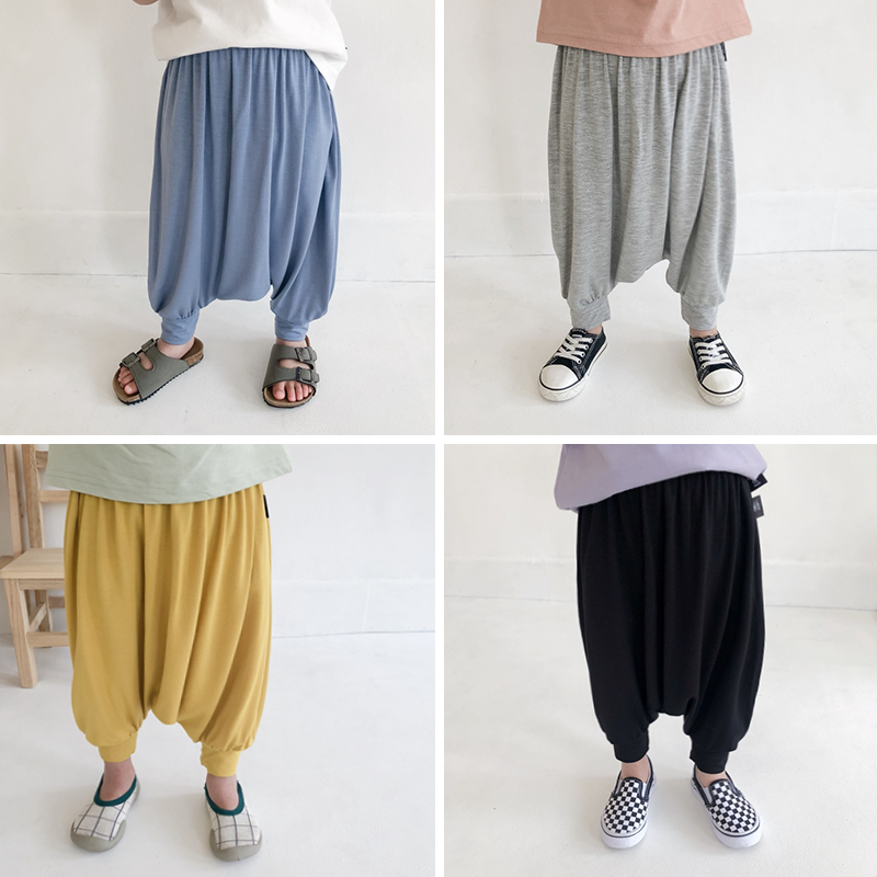 Boy Harun pants flying rat pants Children Modale Harun pants Summer women Baby Anti-mosquito pants Korean version casual pants down pants
