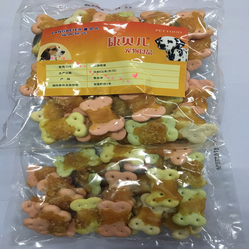 5 pieces of Kangbell pet dog snack chicken wrapped biscuit 400g in addition to bad breath and healthy teeth into puppies staple food