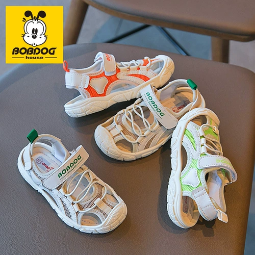 Детские туфли, летние сандалии, спортивная пляжная обувь для мальчиков, подходит для подростков