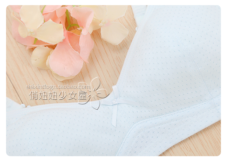 Yilanfen cô gái phát triển áo ngực mỏng phần thoáng khí học sinh trung học cơ sở đồ lót cotton mùa hè ngực nhỏ áo lót thể thao