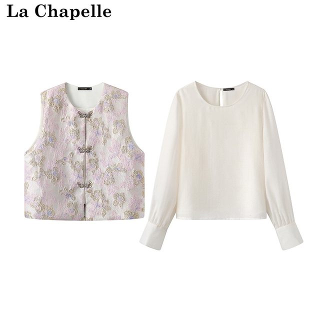 La Chapelle/La Chapelle new Chinese style suit spring new gentle temperament national style top two-piece set