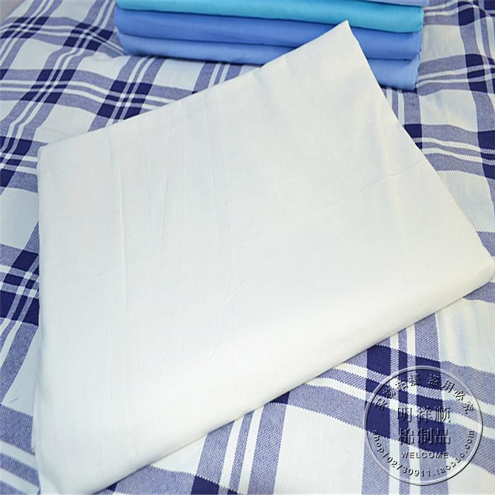 Sinh viên duy nhất màu xanh tinh khiết quilt cover đơn vị màu đào tạo quân sự sky blue quilt cover cotton duy nhất bìa giường màu xanh