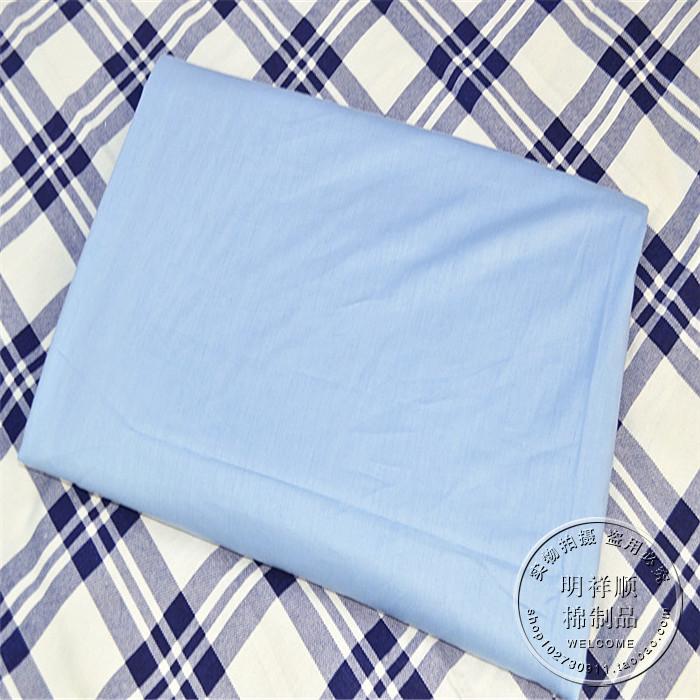 Sinh viên duy nhất màu xanh tinh khiết quilt cover đơn vị màu đào tạo quân sự sky blue quilt cover cotton duy nhất bìa giường màu xanh