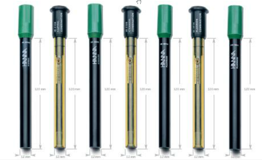 Original Hana HI4110 Fluoride (F-) Solid Membrane Composite Ion Selective Electrode (HI4010)