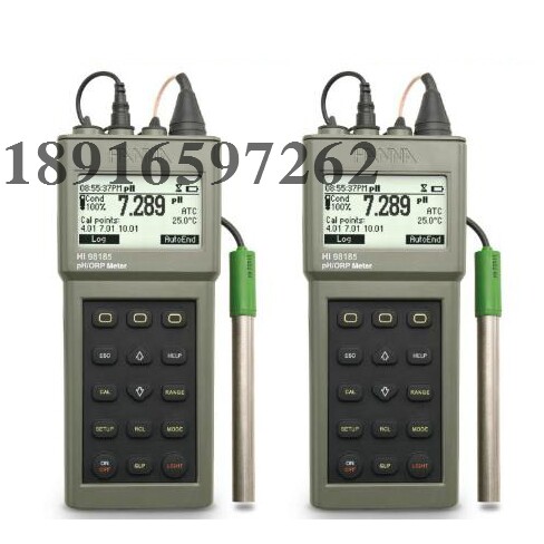 Hanna HI98184HI98184D Waterproof Portable pH ORP ISE °C Meter