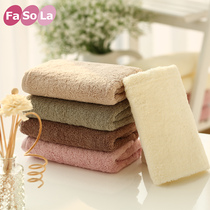 FaSoLa pure cotton towel thickened towel full cotton wash face fiber absorbent bath towel adult bath towel pro-skin type
