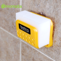 Japan Import Inomata Kitchen Baggy Cloth Dishwashing Sponge holder Suction Cup Shelve Sponge Clip