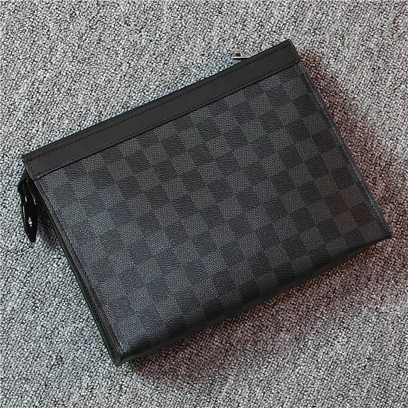 Men's handbag Korean version 2019 new pattern plaid clutch fashion business clutch trend casual clutch bag