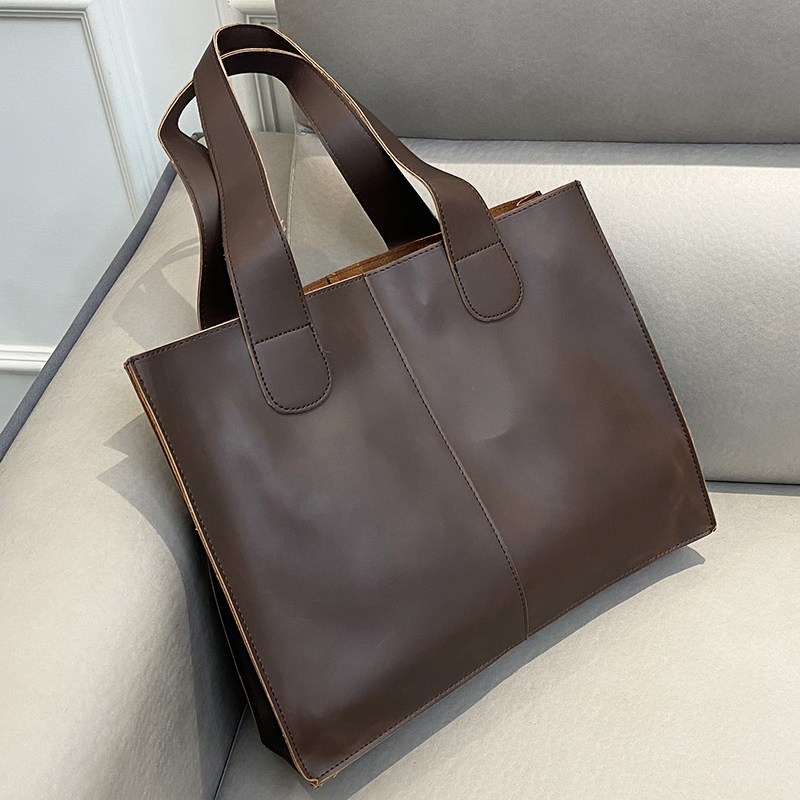 Single Shoulder Bag Men 2022 New Retro Fashion Slanted Satchel Big-Capacity Men And Women Casual Primary-And-Mother-Pack Trendy Handbag