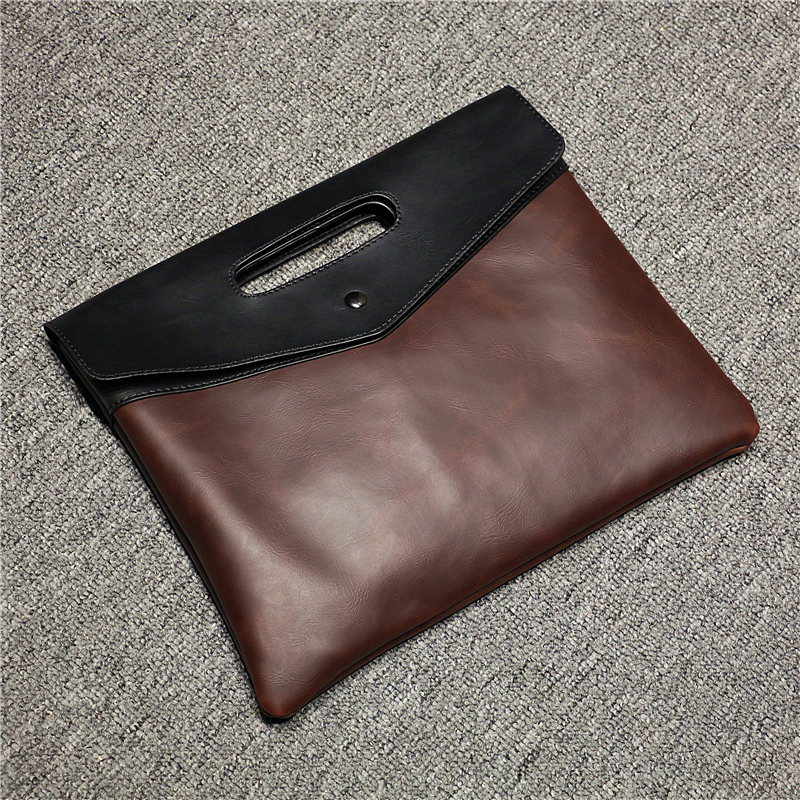 Handbag men 2022 new Korean version trend retro fashion handbag small business men's bag clutch bag IPAD bag