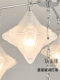 Bauhaus restaurant star lamp creative high-end glass chandelier French bedroom study art chandelier