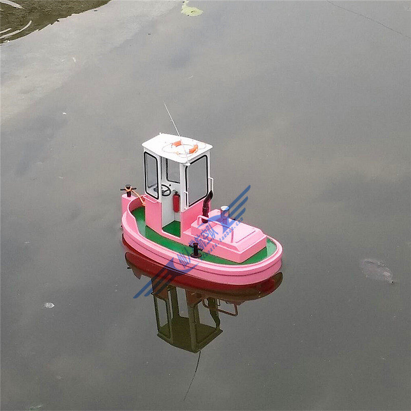 Q2 tug egg boat cute tugboat small cute drag micro rescue ship simulation remote control model cover