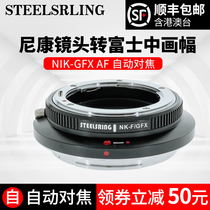 STEELSRLING Hiping Workshop Nikon Fuji GFX100 50S 50R Autofocus adapter NF-GFX