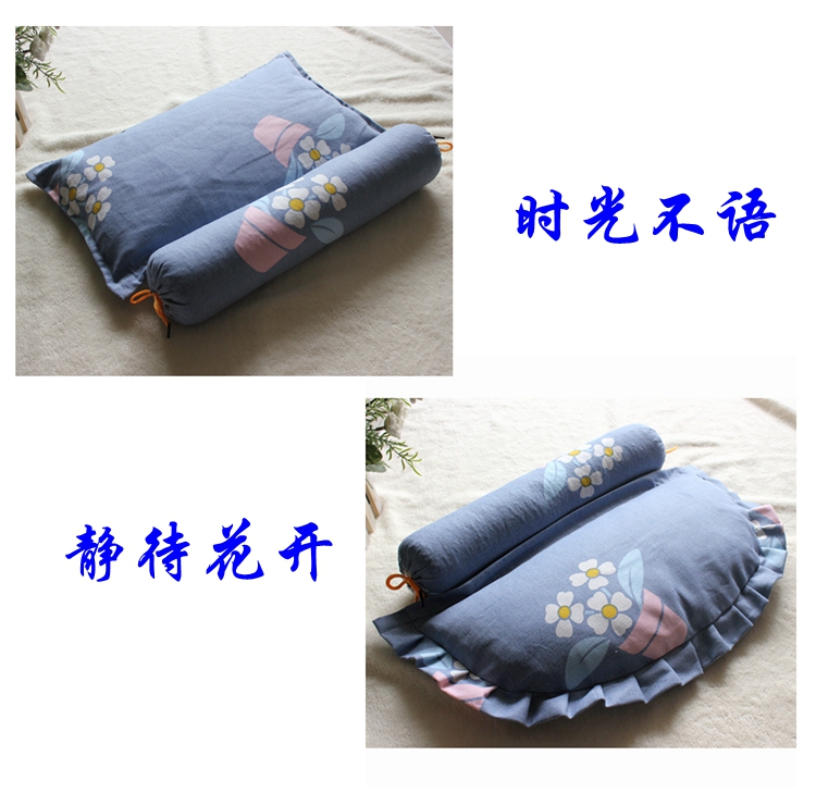 Điền với cấp thực phẩm đậu nành massage gối cổ tử cung kiều mạch gối thân kết hợp của lực kéo gối Gối - Gối gối cao su non cho người lớn