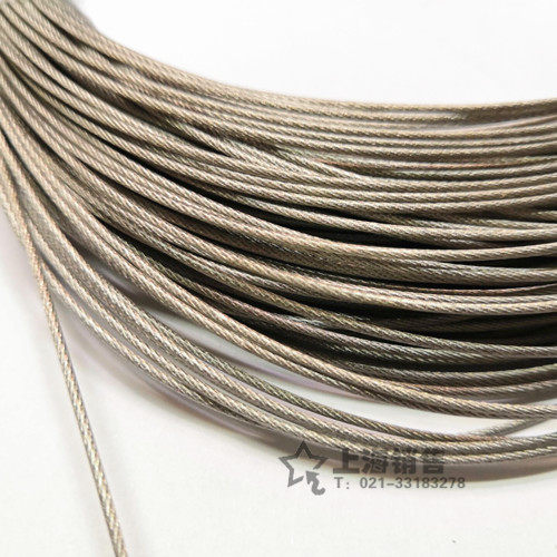 0 8mm bag rear diameter 1mm pack plastic wire rope 7*7 pack plastic coated multi-stainless steel wire rope