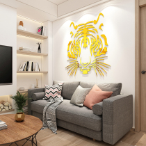 Town House feng shui tiger living room TV sofa background wall decoration sticker mural porch room bedroom layout