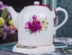 Jingdezhen gốm sứ ấm đun nước 304 bằng thép không gỉ màu xanh và trắng sứ ấm trà cách nhiệt thông minh hàng ngày bộ trà - ấm đun nước điện
