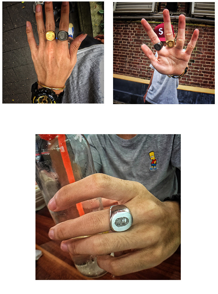 Bague mixte OTHER   en Acier au titane - Ref 3088331 Image 20