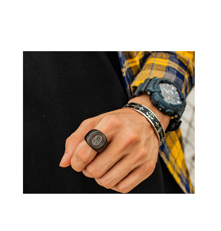 Bague mixte OTHER   en Acier au titane - Ref 3088331 Image 18