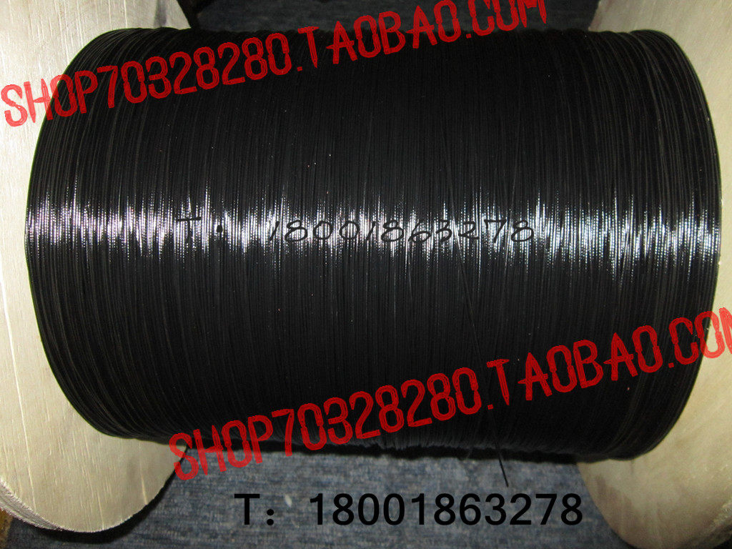 Black Bag Plastic Wire Rope Ladle Plastic Wrap Nylon Stainless Steel Wire Rope 0 5 75mm Pack 0 Diameter 0 75mm