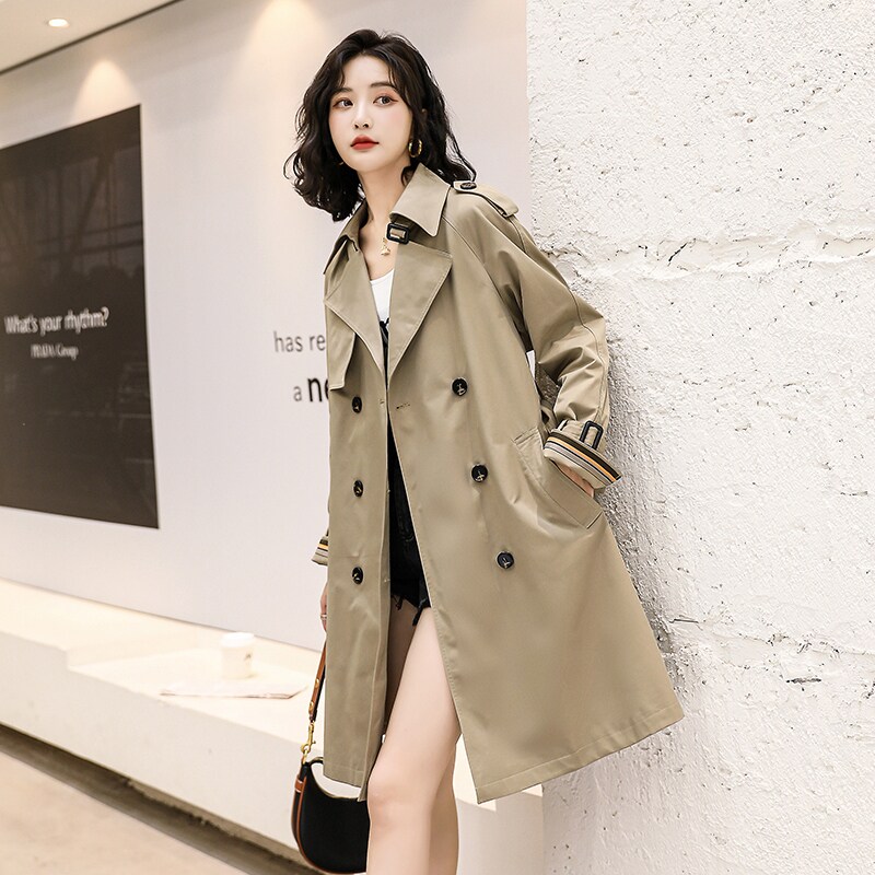 2022 New Early Autumn this year Pop Texture Hit the High-end Business Windsuit Woman Mid-Spring Autumn Jacket