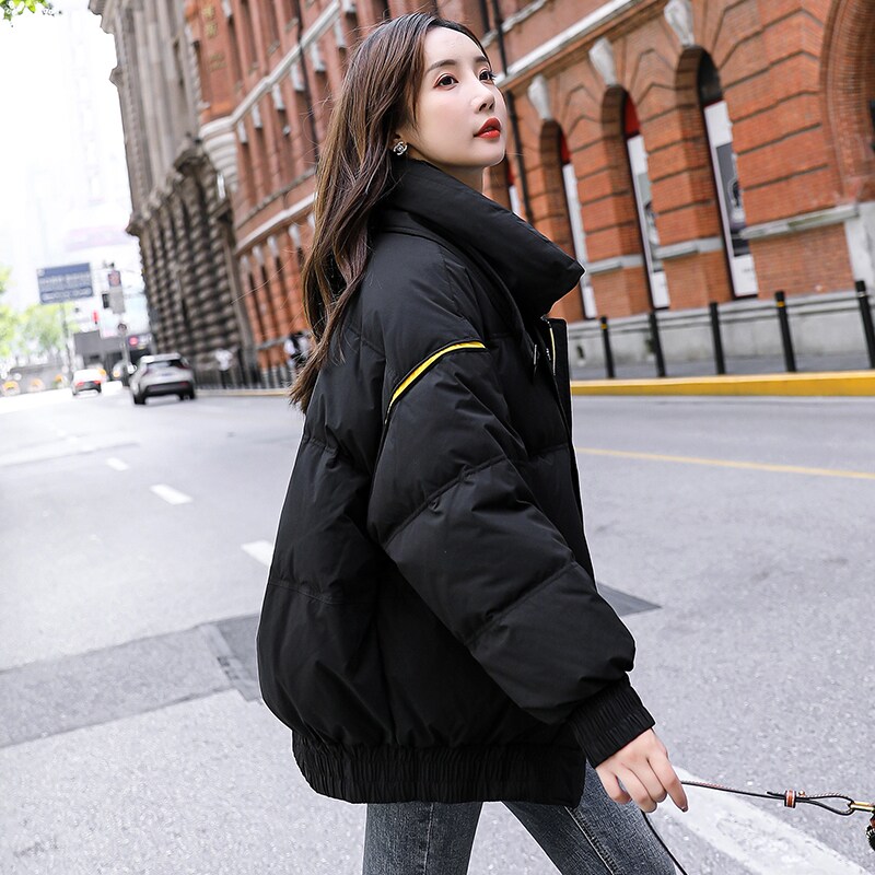 Fashion White Duck Suede Student Tooling Eiderdown Clothes Little Sub Winter Coats Women Tide Ins Overfire Baker Shorts Short
